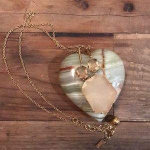Kate Spade Pink Stone Necklace